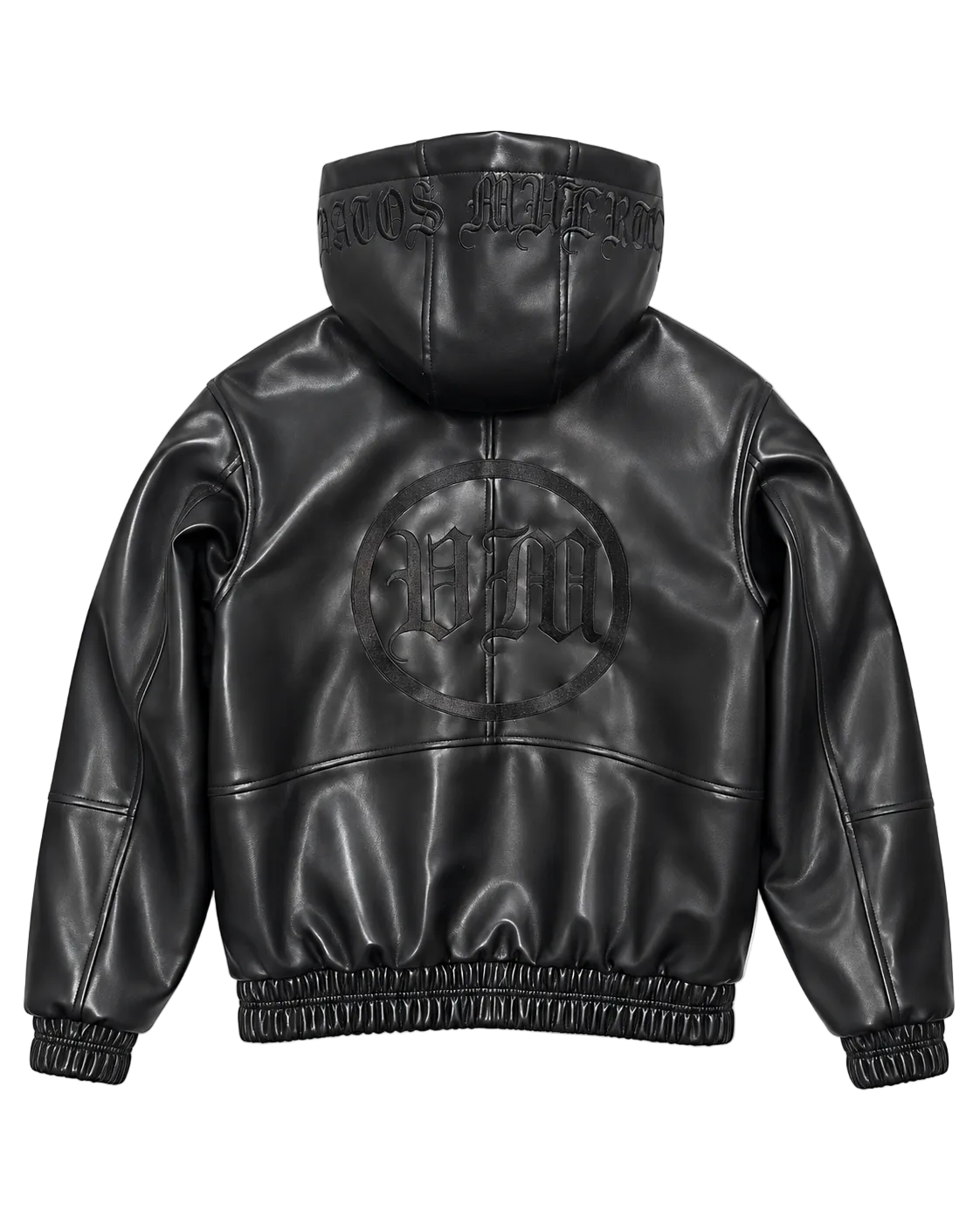HOODED LEATHER JACKET